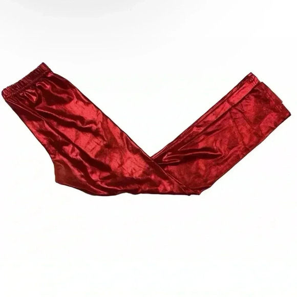 Spirit Halloween Red Leggings Size Large - Picture 1 of 3